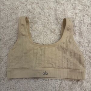 ALO light yellow Sports Bra